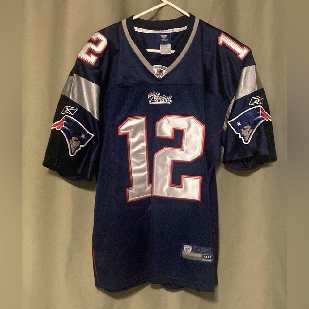 Reebok NFL Authentic Jersey New England Patriots On Field Tom Brady Sz 48